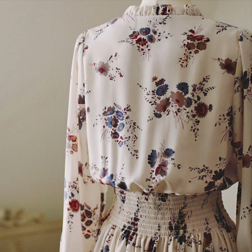 CC289 1컬러 여성 미디 원피스
